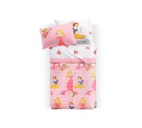 Piumone Lettino Trapunta invernale bambina anallergica Caleffi Princess rose
