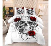 Piumone Letto Singolo Bianco Grigio Rosso Trapunta Letto Singolo Microfibra Trapunte Invernali Singole Lavabile Piumone Invernale Trapunta Singola Invernale 4 Stagioni+2 Federe(50x75cm) 172x218cm