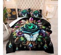 Piumone Letto Singolo Diamante Rosa Verde Trapunta Letto Singolo Microfibra Trapunte Invernali Singole Lavabile Piumone Invernale Trapunta Singola Invernale 4 Stagioni+2 Federe(50x75cm) 172x218cm