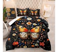 Piumone Letto Singolo Insetti Di Piante Retrò Trapunta Letto Singolo Microfibra Trapunte Invernali Singole Lavabile Piumone Invernale Trapunta Singola Invernale 4 Stagioni+2 Federe(50x75cm) 173x229cm