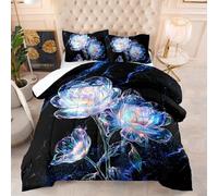 Piumone Letto Singolo Marmo Fiore Astratto Trapunta Letto Singolo Microfibra Trapunte Invernali Singole Lavabile Piumone Invernale Trapunta Singola Invernale 4 Stagioni+2 Federe(50x75cm) 172x218cm