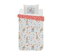 Piumone Singolo Peter Rabbit Forest Life SR1PTRFOR12 Reversibile Per Bambini