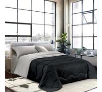 Piumone trapunta invernale double face tinta unita Vari colori Made in Italy