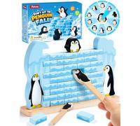 Piunemky Gioco da Tavolo in Legno per Bambini dai 3 anni, Non far cadere il pinguino!