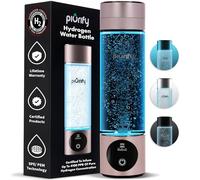 PIURIFY Generatore portatile di bottiglie d'acqua a idrogeno, tecnologia SPE/PEM per acqua infusa di idrogeno, fino a 4100 ppb, perfetta per lavoro, attività all'aperto e idratazione in movimento