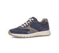 Pius Gabor Sneaker da uomo bassa, fodera riciclata, plantare intercambiabile in lattice, suola Super Flex, Fjord Ash Khaki 01, 46 EU