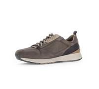 Pius Gabor Sneaker da uomo, con lacci, plantare intercambiabile, Mocca Cord Black 01, 45 EU