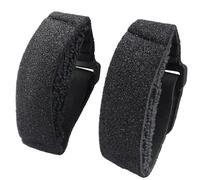 Piutouyar 2 smorzatori per corde di chitarra nera, copertura regolabile per chitarra e basso, smorzatore per corde per chitarra elettrica, accessori per strumenti musicali