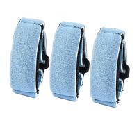 Piutouyar 3 smorzatori per corde per chitarra blu, copertura regolabile per chitarra e basso, smorzatore per corde per chitarra elettrica, accessori per strumenti musicali