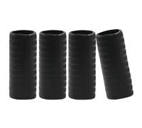 Piutouyar 4 impugnature in gomma per violoncello, colore nero, accessori per afferrare