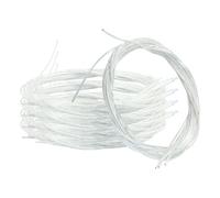 Piutouyar 5 set di 6 corde di ricambio per chitarra classica, corde in nylon con estremità sferiche piccole, 3 in nylon trasparente e avvolgimento a 3 anime in lega per chitarra classica, musicisti