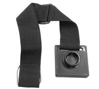 Piutouyar Confezione da 1 puntale regolabile per violoncello, nero, antiscivolo, supporto per violoncello, cinghia regolabile con cuscinetto ispessito