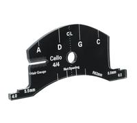Piutouyar Strumento di riferimento per riparazione tastiera e ponte violoncello 4/4, colore nero
