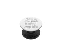 Piuttosto che essere normale ho deciso di essere felice. PopSockets PopGrip Adesivo