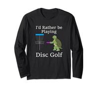 Piuttosto che giocare a disc golf, un modo di dire ironico Maglia a Manica
