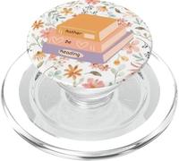 Piuttosto leggere libro floreale carino lettore biblioteca ragazza PopSockets PopGrip per MagSafe