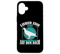 Piuttosto un piccione sul tetto Custodia per iPhone 16 Plus