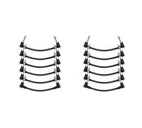 Piuusngy 2X per Chitarra Rumore da 6 Pollici, Cavi per Pedali per Chitarra da 1/4 di Pollice, Cavi Patch per Effetti per Strumenti per Pedale per Chitarra/Basso