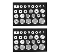 Piuusngy 50Pz Orologio Posteriore Nel Metallo Alluminio Più Vicino Pressa Muore Strumento di Riparazione Orologio