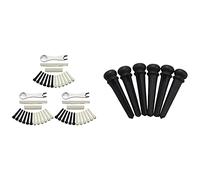 Piuusngy 6 piroli per ponte per chitarra acustica con 36 piroli per ponte per chitarra acustica con estrattore per piroli per ponte