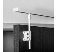 Pivorail Kit asta girevole per porta d'ingresso, alluminio, 140 cm, montaggio a filo