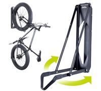 Pivot Bike Storage Rack Black by Delta Cycle - Portabici da parete per garage girevole per risparmiare spazio - non richiede sollevamento pesante verticale - Supporto da parete per bici da interno