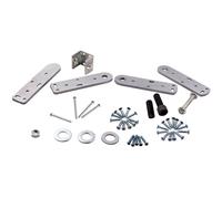 Pivot Hinge Kit For Bookcase Or Doors 5 7/8" x 1 1/2" x 1/4" 226 kg Hinge Kit