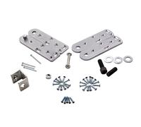 Pivot Hinge Kit For Bookcase Or Doors 5 7/8" x 1 1/2" x 1/4" 226 kg Hinge Kit