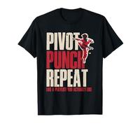 Pivot Punch Repeat Like A Playlist You Actually Like Maglietta