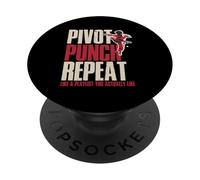 PIVOT PUNCH REPEAT LIKE A PLAYLIST YOU ACTUALLY LIKE PopSockets PopGrip Adesivo