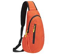 PivotWing zaino monospalla uomo donna piccolo zainetto borselli da uomo tracolla donna borsello marsupio uomo borsa a tracolla uomo sling backpack rucksack bags crossbody shoulder bag daypack Arancia
