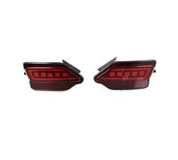 PIWINE Paraurti Posteriore Auto Svolta Riflettore Stop Fendinebbia Per T&oyota RAV4 2013 2014 2015(Red cover)