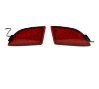 PIWINE Riflettore Paraurti Posteriore Auto Freno Fendinebbia Posteriori Per Mazda 3 Per Axela BM BL 5D(Red Cover)