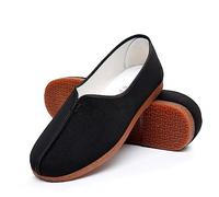 PIWINE Scarpe Tradizionali Cinesi Vecchie di Pechino, Scarpe da Allenamento di Arti Marziali Kung Fu Cinese, Scarpe Leggere, per Allenamento di Allenamento di Arti Marziali Kung Fu,Nero,42