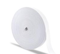 PIWOSGOL 20m Elastico per Cucito, 20mm Nastro Elastico, Bianco Fettuccia Elastica, Cucire Elastico Lavorato a Maglia Cucire a Casa Artigianato Fai-da-Te, Ampio Nastro Elastico