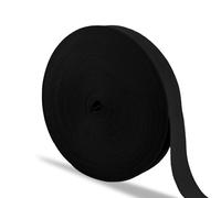 PIWOSGOL 20m Elastico per Cucito, 20mm Nastro Elastico, Nero Fettuccia Elastica, Cucire Elastico Lavorato a Maglia Cucire a Casa Artigianato Fai-da-Te, Ampio Nastro Elastico