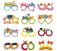 PIWOSGOL 30 pezzi divertenti occhiali da festa foto booth props puntelli maschere mascherate costume decorazione per bambini