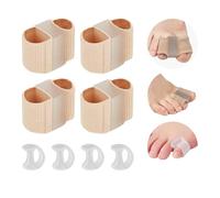 PIWOSGOL 8 Pezzi Separatore Dita Alluce Valgo, Divaricatore Alluce Valgo, Separatore Dita Piede, Correttore per le Dita dei Piedi, Alluce Valgo Correttore per Donna Uomo