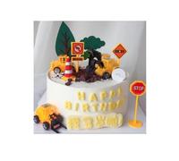 PIWOSGOL Decorazione per torta escavatore,