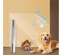 PIWOSGOL Pellicola Protettiva Elettrostatica, 40X300cm Trasparente Pellicola Protettiva Sstatico, Pellicola Autoadesiva per Cucina Paraschizzi