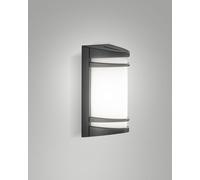 PIX APPLIQUE GRIGIO SCURO DA ESTERNO 1 LUCE ATTACCO E27 IP54