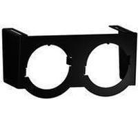 PIX Holder 2-fach Zur Befestigung von zwei PIX Steckdoseneinheiten an einem Mbelstck Material Stahlblech DC01 / pulverbeschic NEW