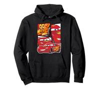 Pixar Cars Lightning McQueen Grid Felpa con Cappuccio