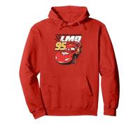 Pixar Cars Lightning McQueen Speed Felpa con Cappuccio
