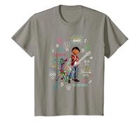 Pixar Coco Miguel And Dante With Colorful Doodles Maglietta, Bambini, Ardesia, 6 anni