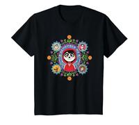 Pixar Coco Remember Me Miguel, Ernesto, Imelda, Dante Maglietta, Bambini, Nero, 2 anni