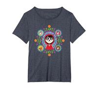 Pixar Coco Remember Me Miguel, Ernesto, Imelda, Dante Maglietta, Donna plus-size, Pervinca, 1X