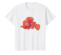 Pixar Finding Nemo Nemo Ocean Maglietta, Bambini, Bianco, 3 anni