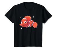 Pixar Finding Nemo Nemo Ocean Maglietta, Bambini, Nero, 2 anni