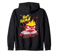 Pixar Inside Out 2 Anger Felpa con Cappuccio